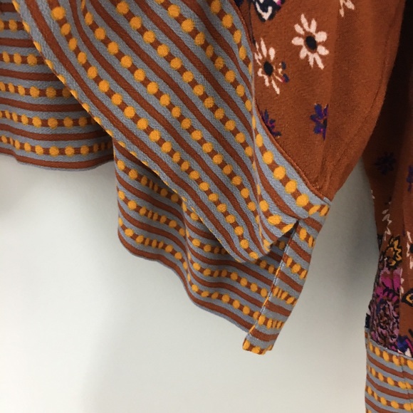 NWT Free People Mix n Match Rust Top Small - Picture 5 of 9